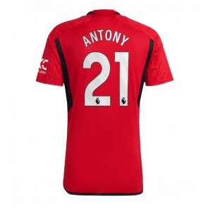 Manchester United Antony #21 Koszulka Podstawowych 2023-24 Krótki Rękaw